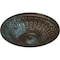Ekena Millwork Modena Ceiling Medallion (Fits Canopies up to 5 1/4"), 23 1/2"OD x 3 1/2"P, Bronze Blue Patina CM23MOBBS - alternate 3